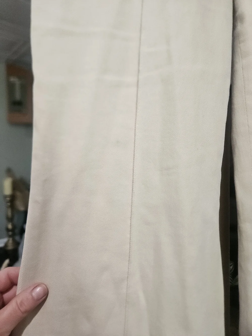 Alice + Olivia The Trouser Jean Chino High Rise Flare Pants Size 29 - Picture 15 of 16